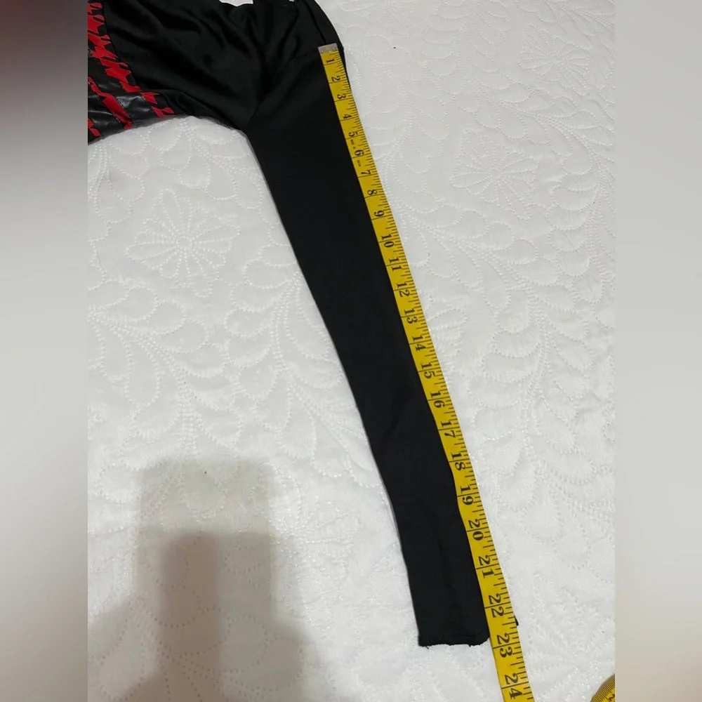 Black and Red Long Sleeve Dress